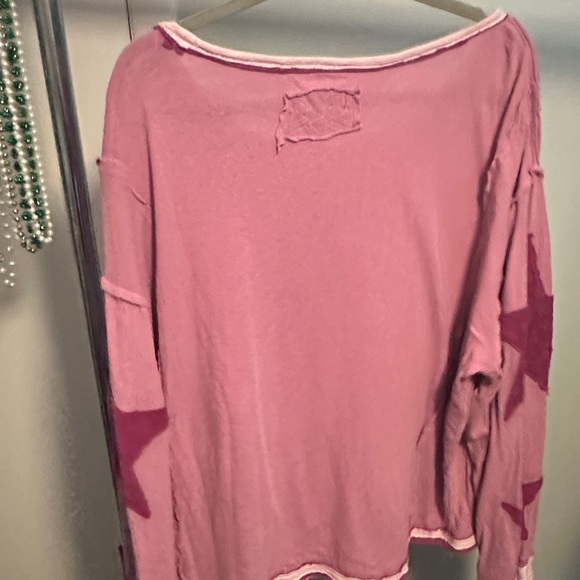 We The Free Pink Shirt with Stars - Picture 5 of 6